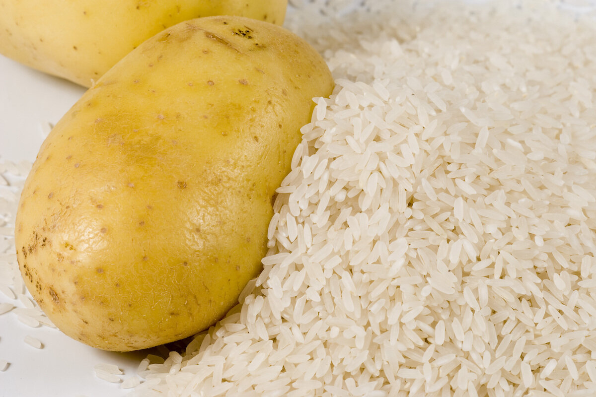 Riso e patate crudi