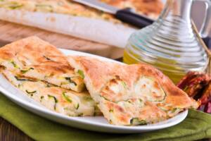 Schiacciata di zucchine