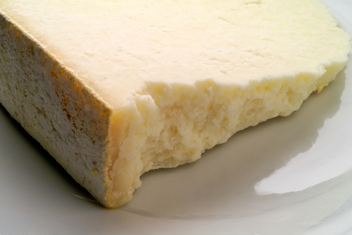 Fetta di formaggio Castelmagno