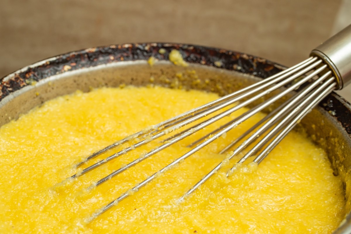 Polenta in pentola a pressione