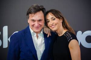 Benedetta Parodi e Fabio Caressa