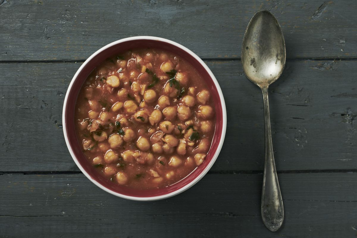 Zuppa di ceci e castagne