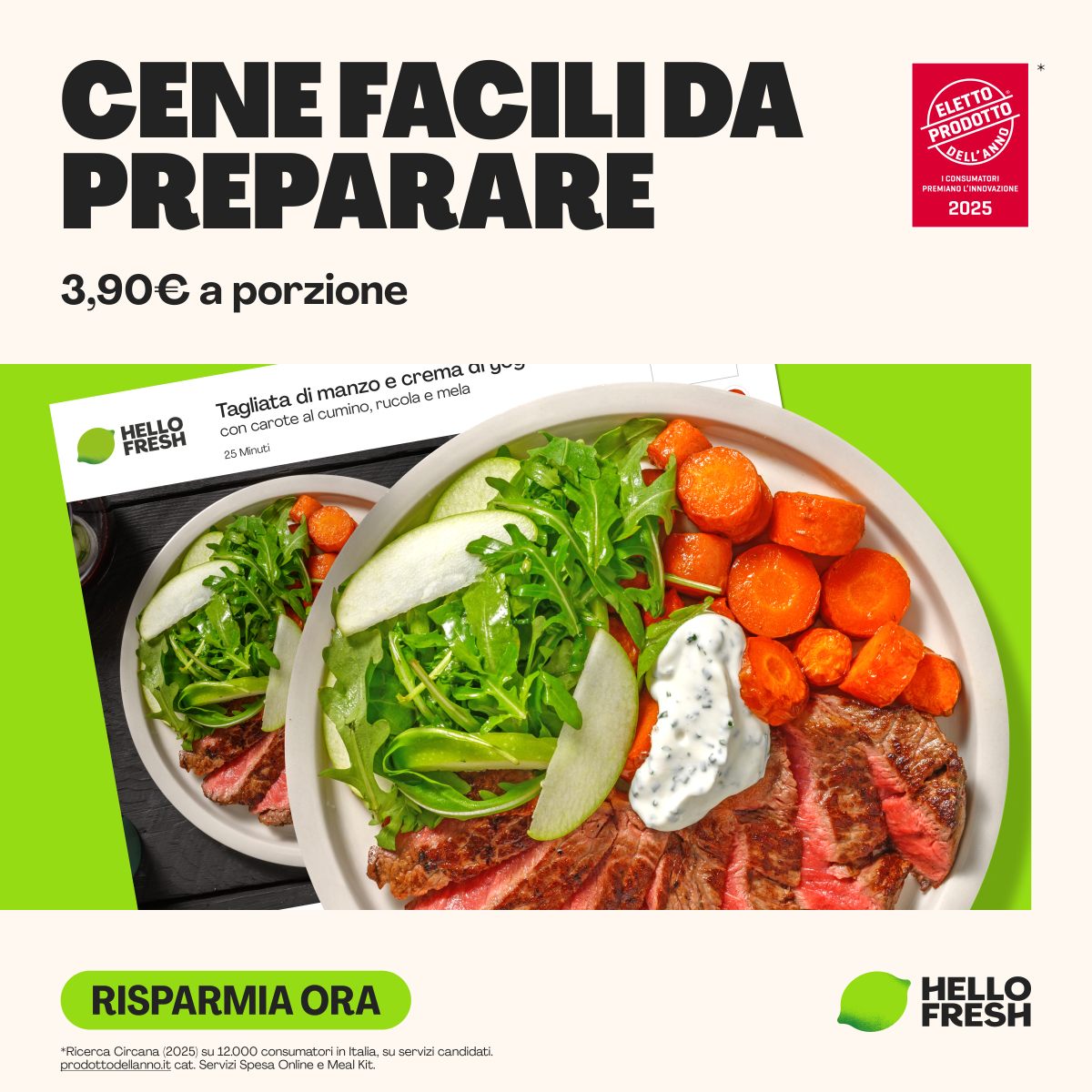 HelloFresh semplifica la cena con le sue box ricette settimanali.