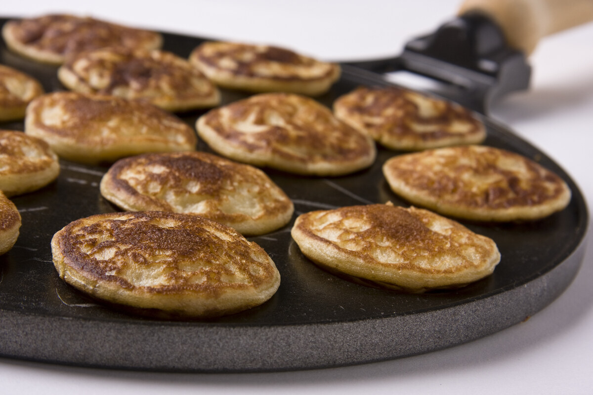 Pancake cotti in padella piatta