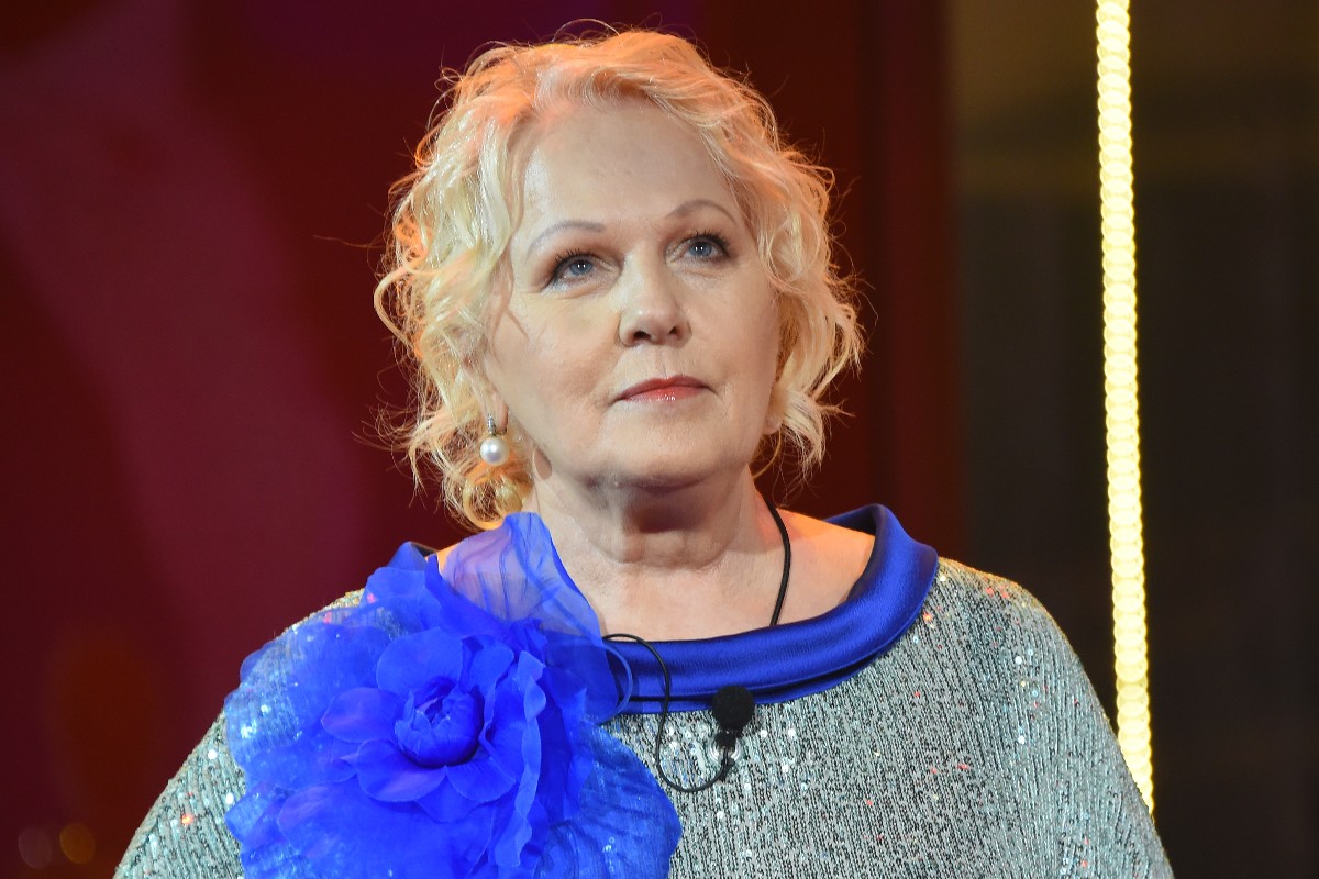 Katia Ricciarelli durante la prima puntata del Grande Fratello Vip 6.