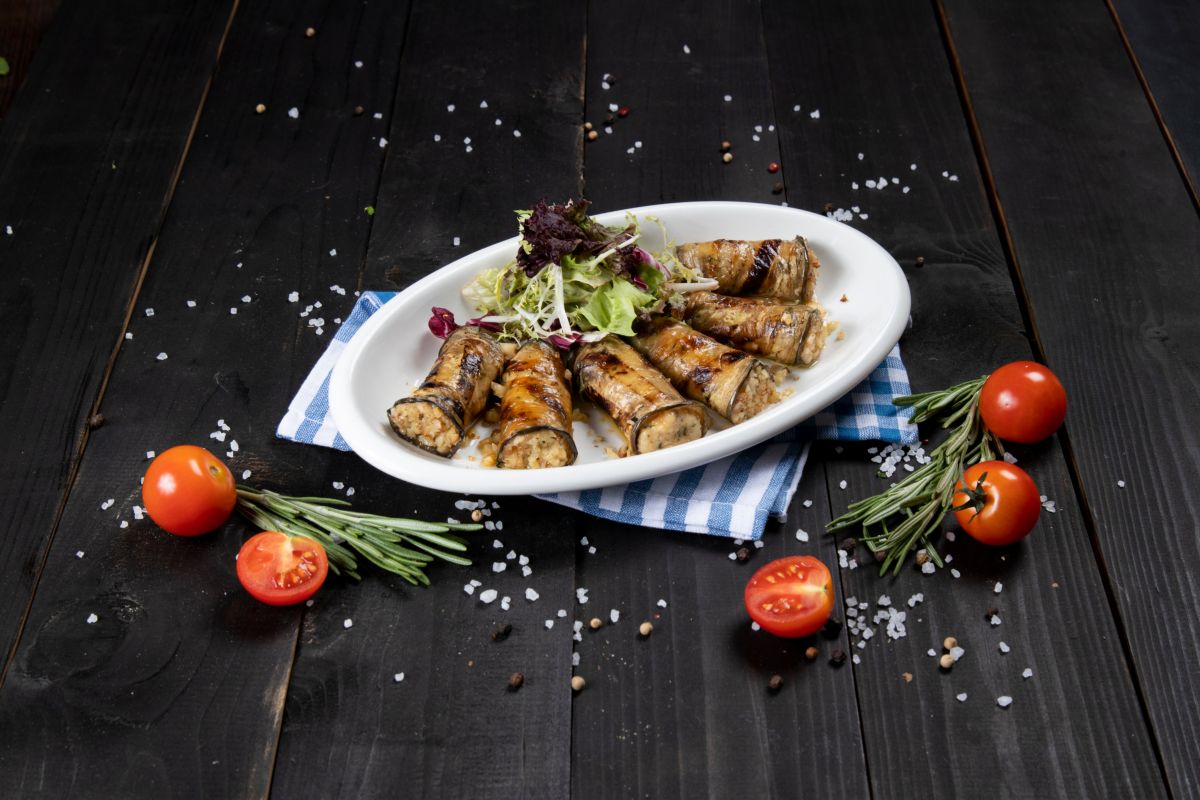 involtini di melanzane con pasta