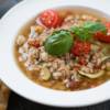 minestra di farro estiva