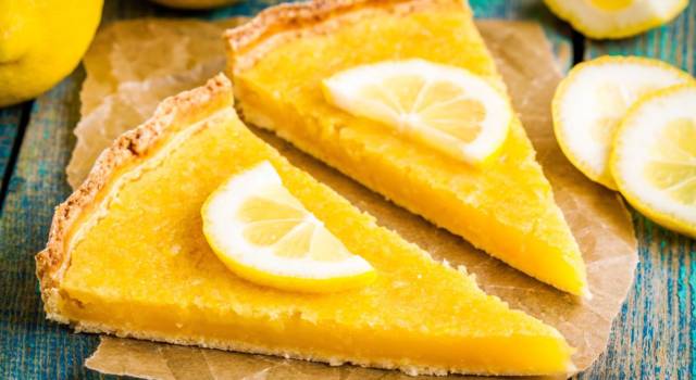 Crostata al limone inglese (o lemon tart)
