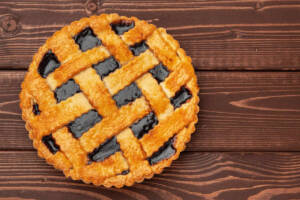 Crostata vegana alle prugne