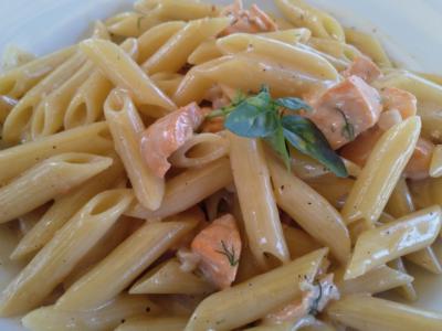 penne con salmone e vodka