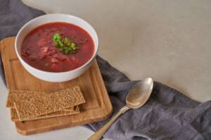 Zuppa di cipolle al vino rosso
