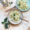 Gnocchi di patate e farina di farro alla salvia