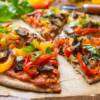 pizza con verdure alla senape