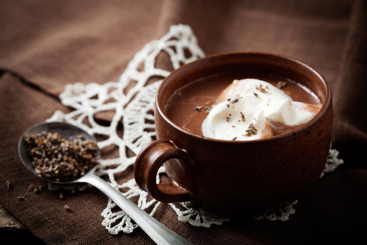 Cioccolata calda con panna