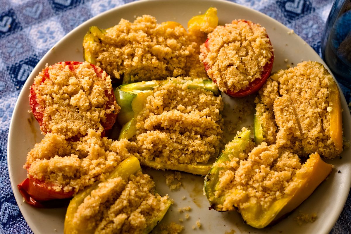 Gratin peppers