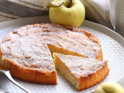 torta di mele e yogurt 7 vasetti