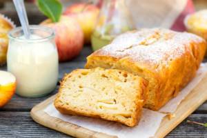 torta di mele e yogurt light