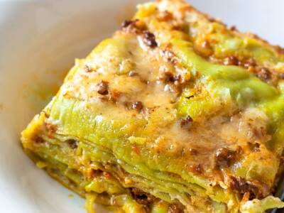 Lasagne verdi con patate e tartufo: la ricetta gourmet e vegetariana