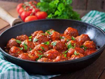 Polpette di seitan al pomodoro