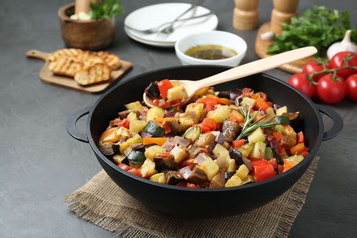 Ratatouille originale in padella