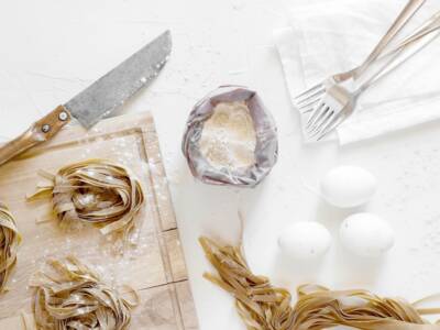 Tagliatelle con farina di castagne