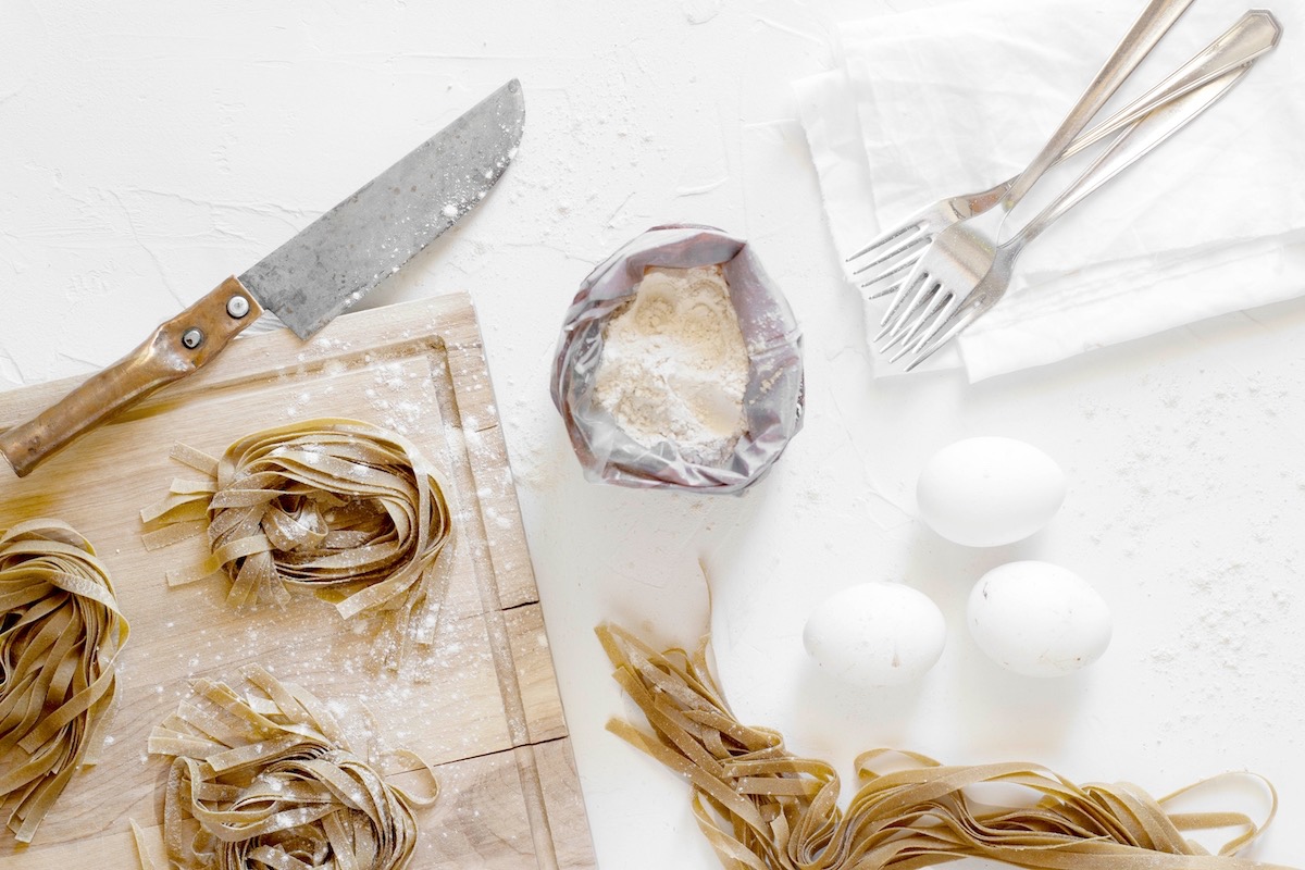 Tagliatelle con farina di castagne
