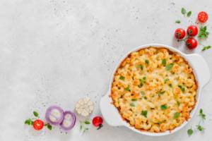 Cavatappi al forno con melanzane