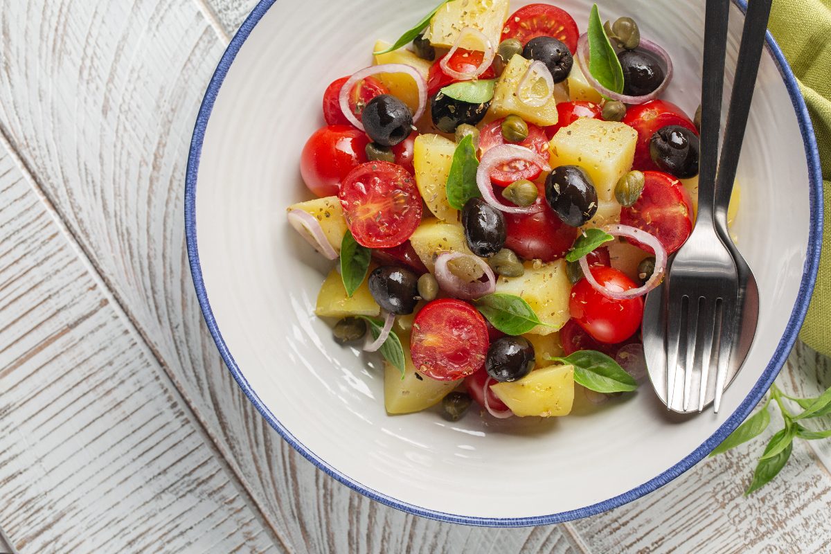Piatto di insalata pantesca