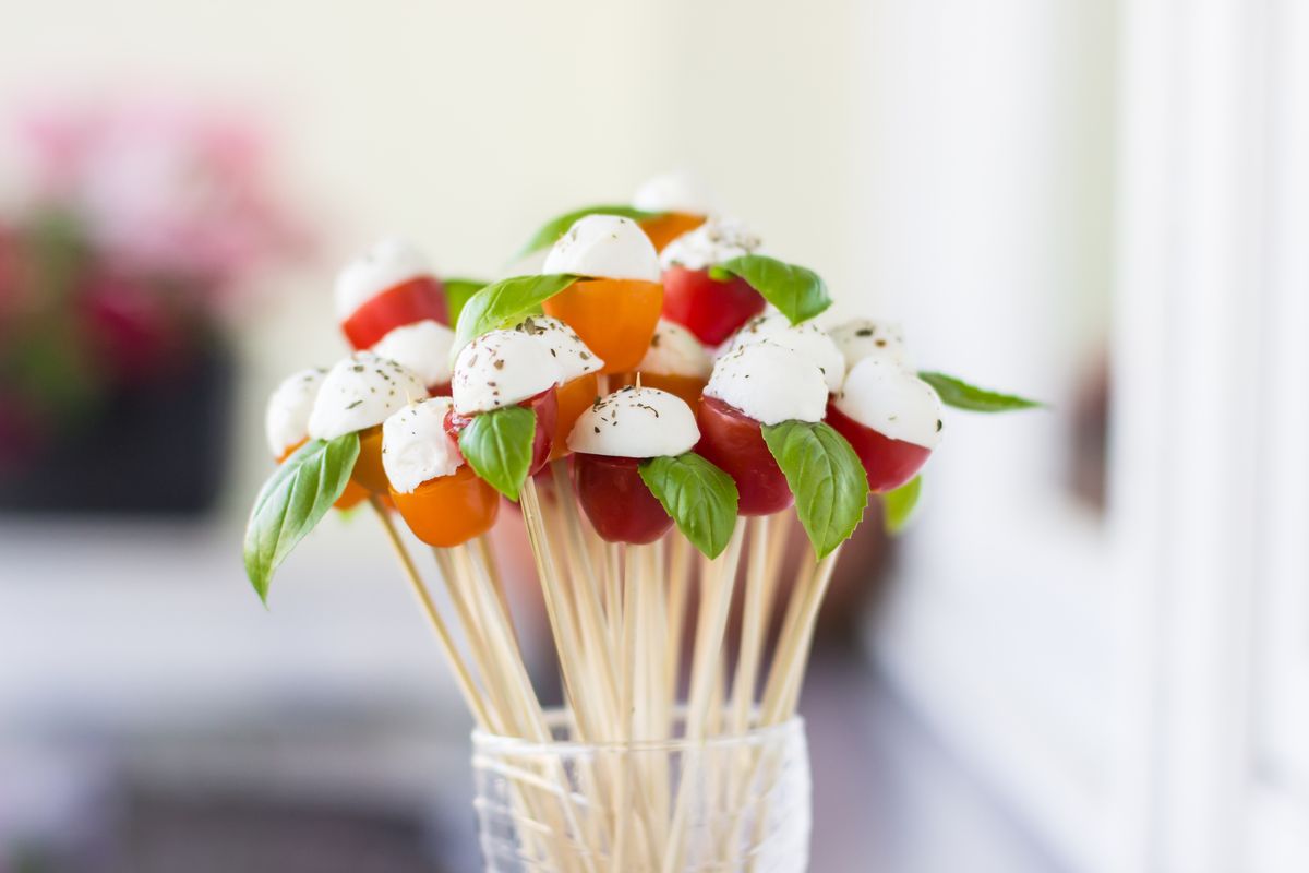 Bouquet di pomodoro e mozzarella