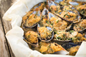 Cozze gratinate