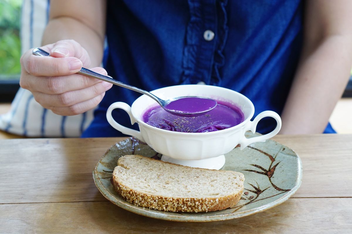 Velvety Of Purple Carrots