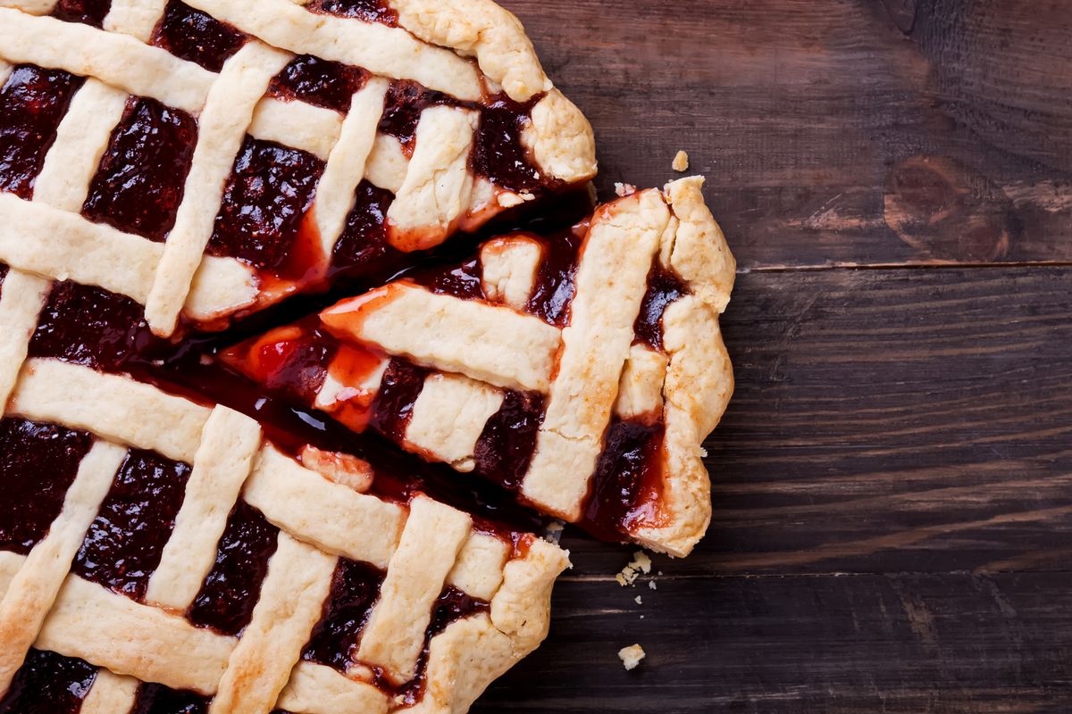 Crostata alla marmellata al microonde