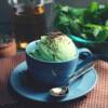 Gelato alla menta e cioccolato fondente