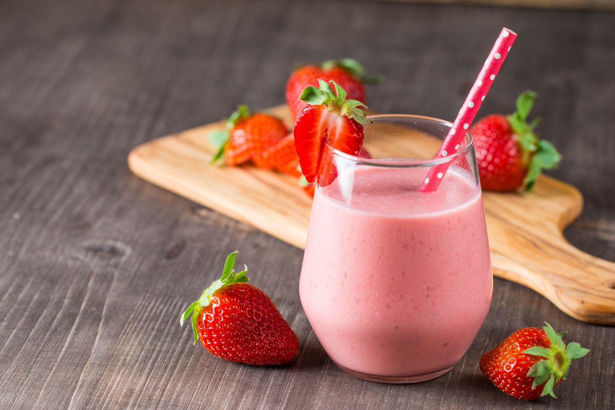 Smoothie alle fragole