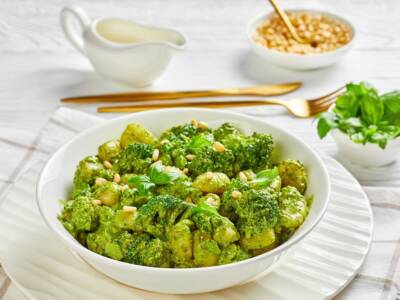 Gnocchi verdi con broccoli e mandorle… ma quanto sono buoni?!