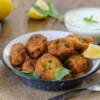 Polpette di miglio con crema di fave