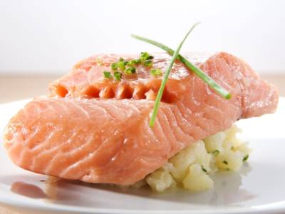 salmone in olio cottura