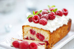 Golosissima torta di lamponi