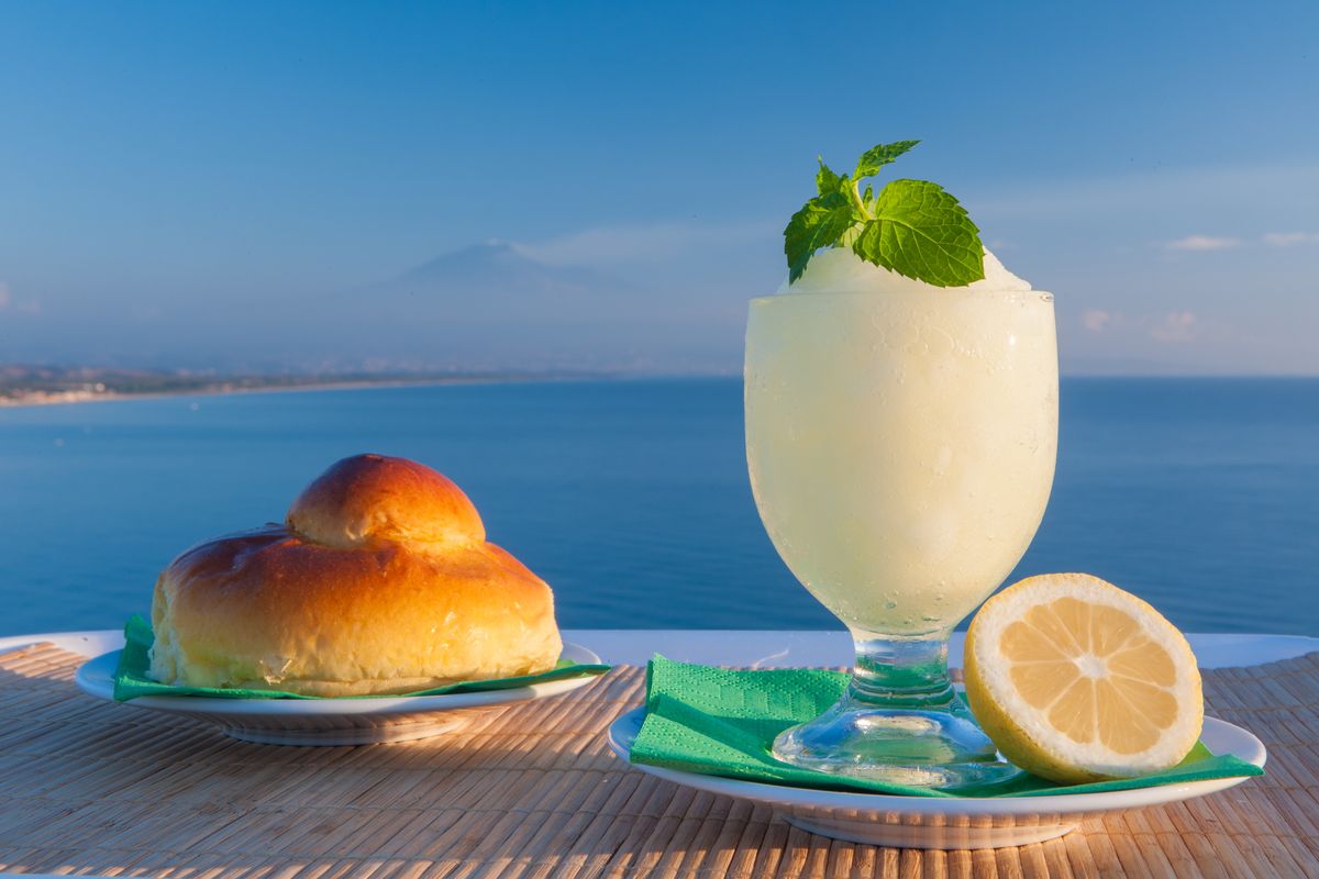 Lemon granita