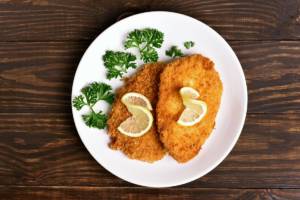 Petto di pollo impanato