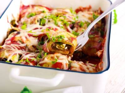 Ottime lasagne vegetariane di zucchine a spirale: super scenografiche!