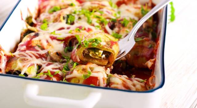 Ottime lasagne vegetariane di zucchine a spirale: super scenografiche!