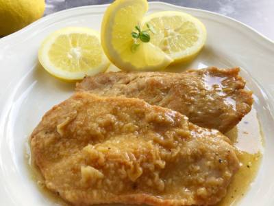 Scaloppine al limone e zenzero