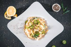 Spaghetti ricotta e limone