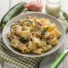 Pasta zucchine e speck