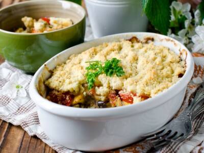 Ricetta del crumble di verdure: come si prepara il contorno croccante