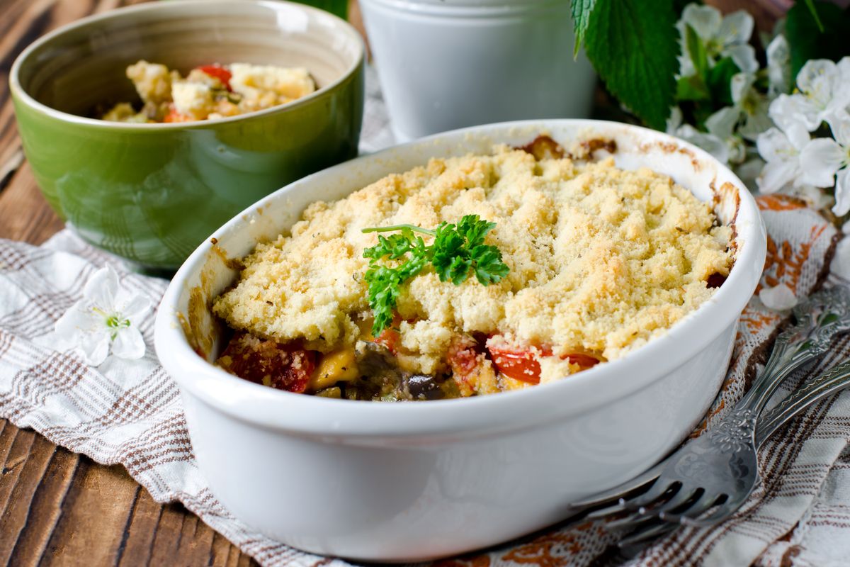 Vegetable crumble