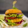 hamburger vegano con tofu