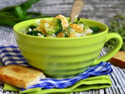 Un primo piatto particolare: il farrotto con broccoli e pesce spada