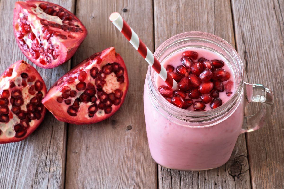 Pomegranate smoothie